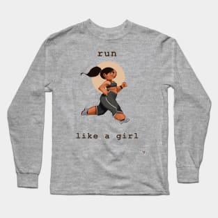 Run Like a Girl Long Sleeve T-Shirt